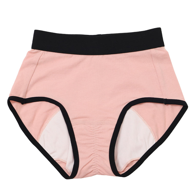 ジュニア サニタリーショーツ 綿 羽根つき 130cm～165cm 生理用ショーツ 子供 中学生 小学生 下着 パンツ 女の子 黒 キッズ インナー シンプル 無地 ガールズ スポーツ コットン 140 150 160