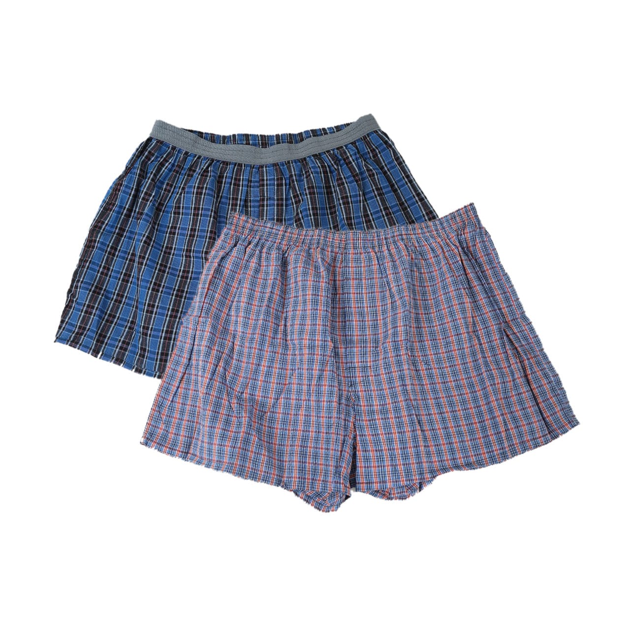 トランクス 綿100% 前開き 大きいサイズ 2枚組 3L 4L 5L メンズ 下着 綿 パンツ メンズ インナー ゆったり 大寸 コットン 肌着 前あき (在庫限り)