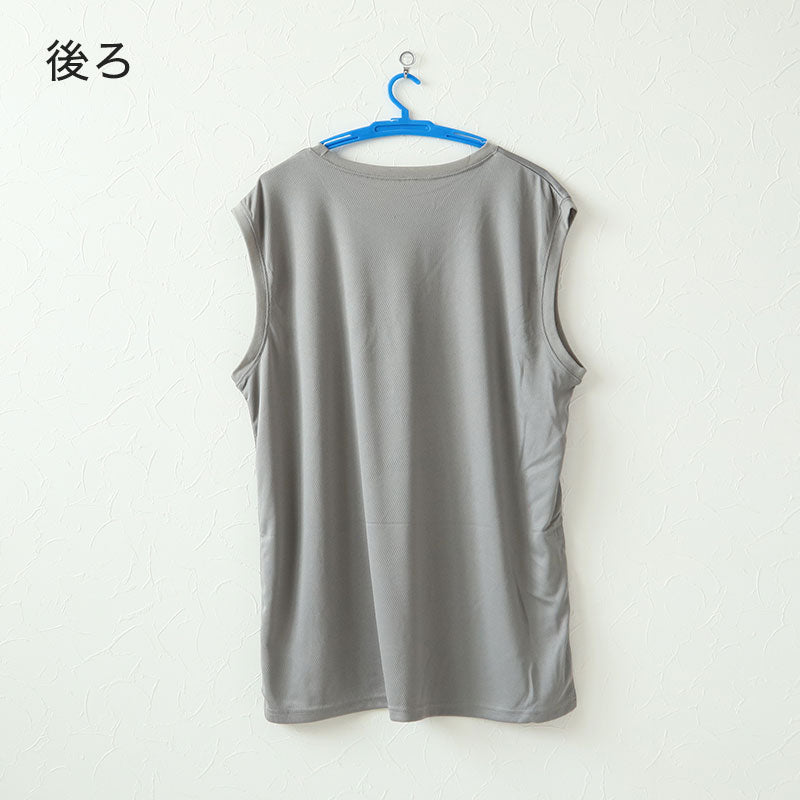 大きいサイズ メンズ スリーブレス ノースリーブ インナー メッシュ 丸首 クルーネック 3L～5L 肌着 シャツ 下着 夏 涼しい ビッグ 大寸 白t 大きめ でかい ぽっちゃり 肥満 マッチョ 筋肉 体型カバー 3L 4L 5L (在庫限り)