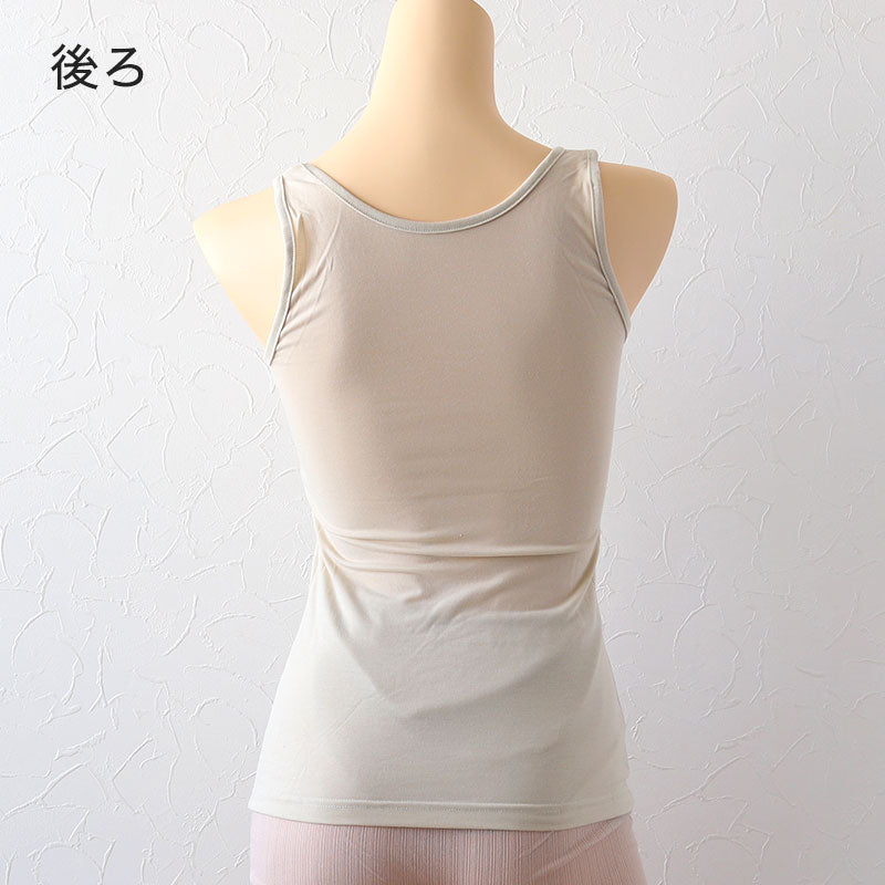 レディース タンクトップ インナー ノースリーブ M～LL 肌着