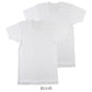 tシャツ u首 シャツ メンズ 半袖 2枚組 吸汗速乾 M L LL uネック フライス 肌着 下着 インナー 綿混 無地 ホワイト 白 プレゼント ギフト 父の日 敬老の日