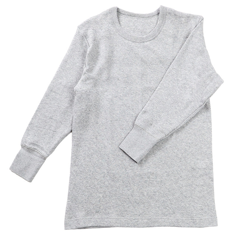 表裏綿100% メンズ インナー 保温 あったか 長袖 tシャツ 丸首 肩ひじ当付き M L LL 肌着 厚地 あったかインナー 遠赤外線 下着 インナーシャツ 綿 コットン 無地 秋 冬 30代 40代 50代 60代 (在庫限り)