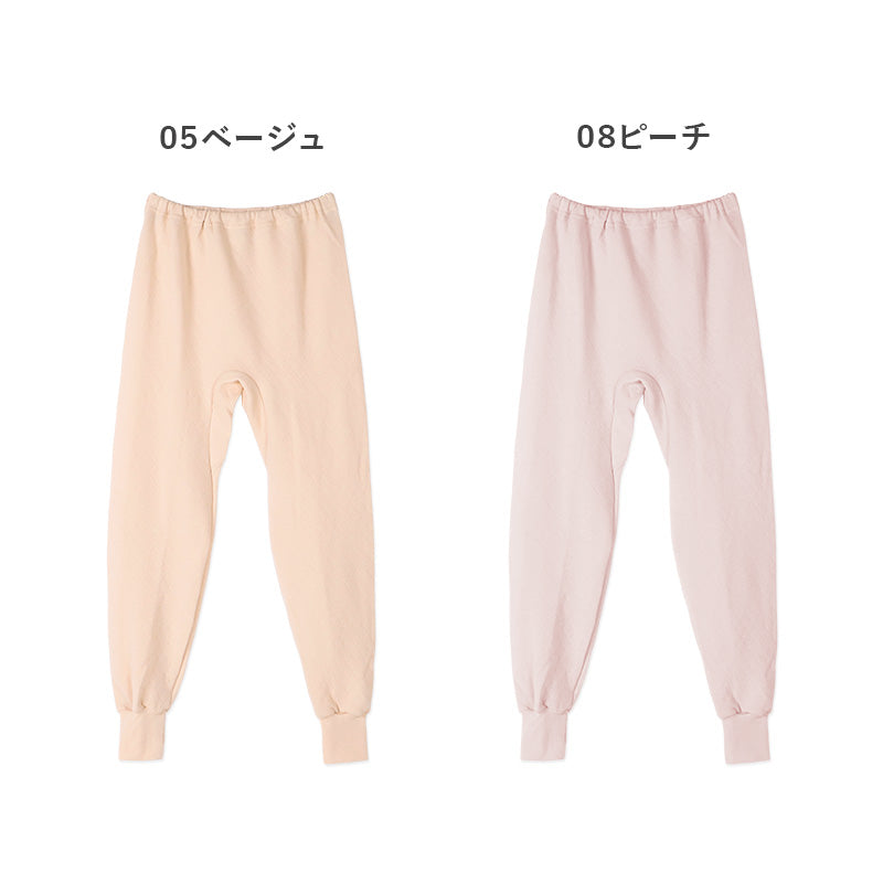 婦人 中綿入り キルト スラックス下 レディース 冬用 あったか M L LL 肌着 キルトスパッツ インナー 綿100 綿 キルトインナー 防寒 ボトム スラックス下 中わた入り あたたか ソフト ぬくもり 保温 重ねばき 冷え対策