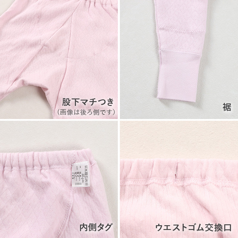 婦人 中綿入り キルト スラックス下 腰膝当付 レディース 冬用 あったか M L LL 肌着 キルトスパッツ インナー 綿100 綿 キルトインナー 防寒 ボトム スラ下 中わた入り あたたか ソフト ぬくもり 保温 重ねばき 冷え対策