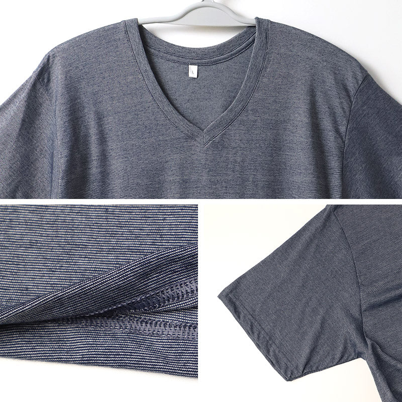 メンズ インナー 半袖 Vネック Tシャツ 綿混 ドライ 吸汗速乾 肌着 下着 M L LL さらっと 白 グレー チャコール 紳士 男性 クルーネック 春 夏 綿混インナー ドライインナー 速乾インナー 汗対策 ムレにくい 運動 スポーツ ランニング ジョギング