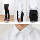 スクールシャツ 長袖 男子 学生服 ワイシャツ カッターシャツ 110cmA～180cmB (制服 シャツ yシャツ 子供 小学生 小学校 中学生 白 A体 B体 ゆったりサイズ) (取寄せ)