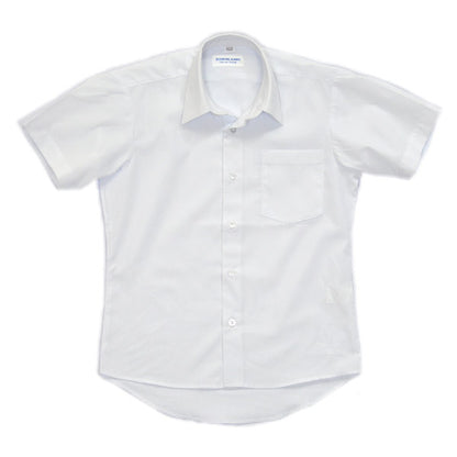 学生服 シャツ 男子 カッターシャツ 半袖 110cmA～180cmB (スクールシャツ 小学生 中学生 高校生 制服 学生 半袖シャツ 110 120 130 140 150 160 170 180) (取寄せ)