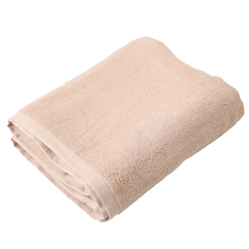 業務用 32番手双糸 大判バスタオル やや厚手（2000匁） 約100cm×180cm (大きい やや厚地 綿100% 無地 ホテルタオル タオルケット シーツ)