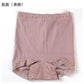 1分丈 ショーツ レディース 日本製 綿混 深ばき 深履き フルショーツ 日本製 M L LL お腹すっぽり 大きいサイズ 大判 ゆったり 快適インナー 冷え対策 レース付き 無地 ハイウエスト ヒップすっぽり 伸縮性 年中快適 デイリーインナー シンプルデザイン