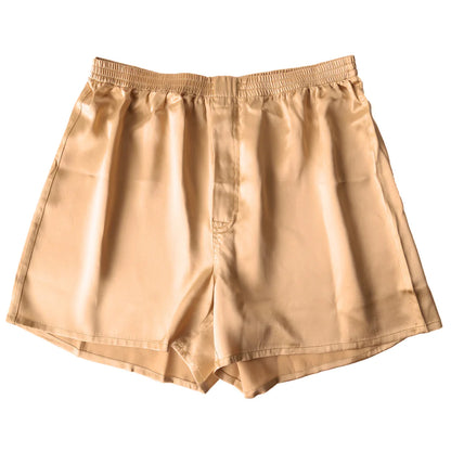 トランクス シルク メンズ 前開き M～3L パンツ 下着 インナー シルク100% 絹 サテン 男性 大きいサイズ M L LL 3l 敏感肌 肌に優しい プレゼント ギフト 贈り物 父の日 男性 (送料無料)