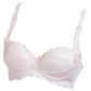 ブラジャー 肌側 シルク100% ワイヤー入り レース M L LL レディース 女性 下着 インナー シルク 絹 3/4カップ A70 A75 A80 B70 B75 B80 C70 C75 C80 D80 E80 快適 蒸れにくい 肌に優しい 天然素材 春夏 秋冬 オールシーズン (送料無料)