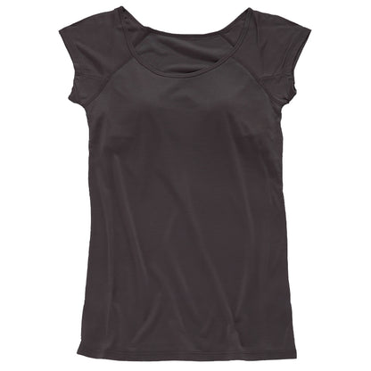 シルク100％ カップ付き インナー 半袖 レディース フレンチ袖 シャツ M～LL シルク ブラトップ Tシャツ カップ付インナー ゆったり 下着 肌着 女性 uvカット 肌に優しい 天然素材 保温 保湿 快適 春夏 秋冬 オールシーズン (送料無料)