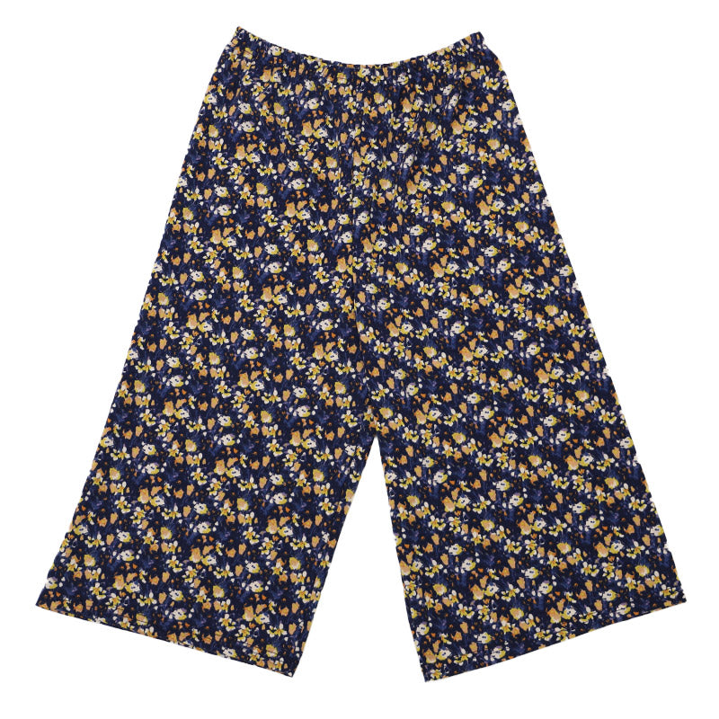 ルームパンツ レディース 夏 ステテコ ワイドパンツ 8分丈 ボトム M-L L-LL 部屋着 ズボン ルームウェア パジャマ リラックス 婦人 女性 シャレテコ すててこ