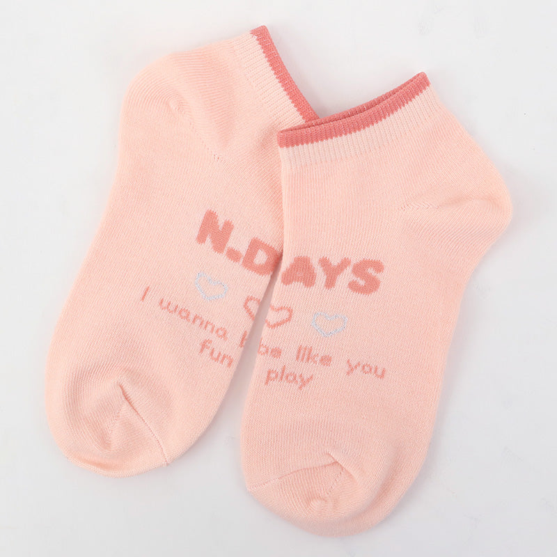 女の子 靴下 キッズ 子供 くるぶしソックス かわいい カラーソックス 19 - 24cm 小学生 中学生 女子 スニーカー丈 くつ下 くつした 綿混 コットン 高校生 おしゃれ デザイン