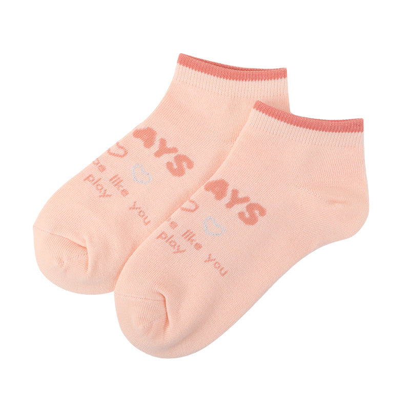 女の子 靴下 キッズ 子供 くるぶしソックス かわいい カラーソックス 19 - 24cm 小学生 中学生 女子 スニーカー丈 くつ下 くつした 綿混 コットン 高校生 おしゃれ デザイン