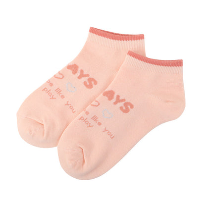 女の子 靴下 キッズ 子供 くるぶしソックス かわいい カラーソックス 19 - 24cm 小学生 中学生 女子 スニーカー丈 くつ下 くつした 綿混 コットン 高校生 おしゃれ デザイン