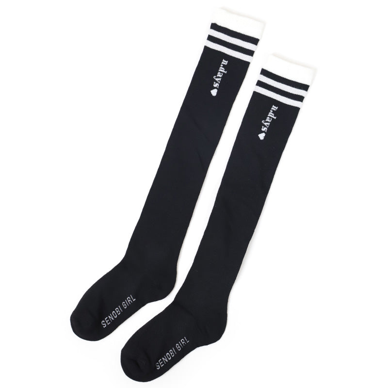 ニーハイソックス キッズ 靴下 女の子 オーバーニー ソックス ガールズ 19 - 24cm ジュニア 子供 かわいい 綿 くつ下 くつした 通学 女子 子ども こども 快適