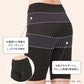 レギンス レディース 1分丈 M ～ 3L スパッツ インナー 下着 女性 ストレッチ 快適 伸縮 大きいサイズ 下腹 着圧 加圧 着痩せ 補正 補正下着 補整 補整下着 大転子 ガードル