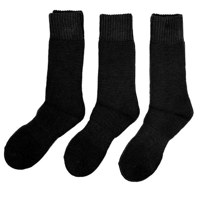 3足組 メンズ パイル 裏起毛 クルーソックス 靴下 男性 くつした 25-27cm くつ下 靴下 保温 暖かい セット まとめ買い 作業用 ワーキングソックス
