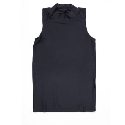 日本製 キッズ スポーツ UV スリーブレス ハイネック シャツ 130cm～170cm  スポーツインナー 子供 uvカット ジュニア 男の子 女の子