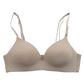 ノンワイヤーブラ シームレス モールドカップ ブラジャー レディース S～LL (下着 女性 インナー ひびきにくい モールドブラ 楽 ワイヤレス ワイヤー無し 響きにくい 美胸 ソフトブラ 無地 シンプル) (在庫限り)