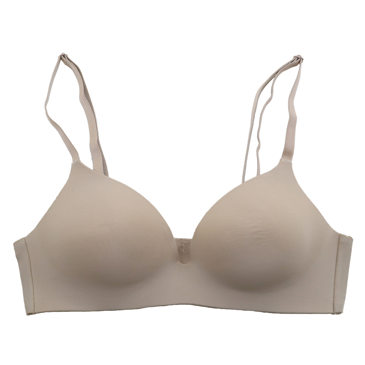 ノンワイヤーブラ シームレス モールドカップ ブラジャー レディース S～LL (下着 女性 インナー ひびきにくい モールドブラ 楽 ワイヤレス ワイヤー無し 響きにくい 美胸 ソフトブラ 無地 シンプル) (在庫限り)