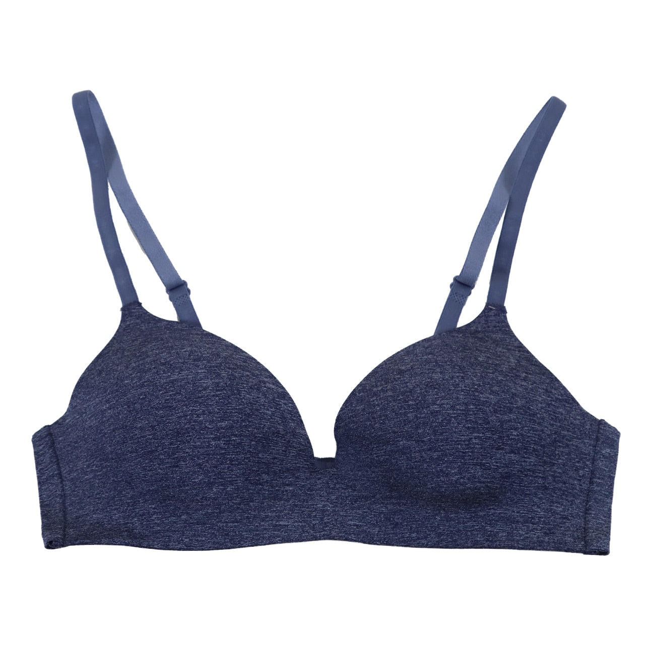 ノンワイヤーブラ シームレス モールドカップ ブラジャー レディース S～LL (下着 女性 インナー ひびきにくい モールドブラ 楽 ワイヤレス ワイヤー無し 響きにくい 美胸 ソフトブラ 無地 シンプル) (在庫限り)