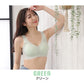 ノンワイヤーブラ ブラジャー ハーフトップ シームレス ブラ ひびきにくい アウターにひびかない レディース M～LL 段差レス 下着 インナー モールドカップ シンプル 無地 (在庫限り)