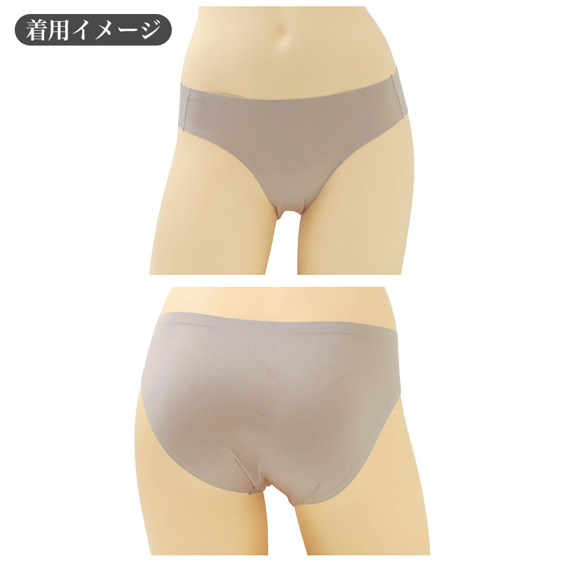 シームレスショーツ レディース ひびきにくい ショーツ跡が見えにくい S-LL ストレッチ 伸縮性 とろみ生地 なめらか フィット パンツ パンティ インナー 下着 婦人 女性 ラインレス アウターに響きにくい デイリー 普段使い パンツスタイル