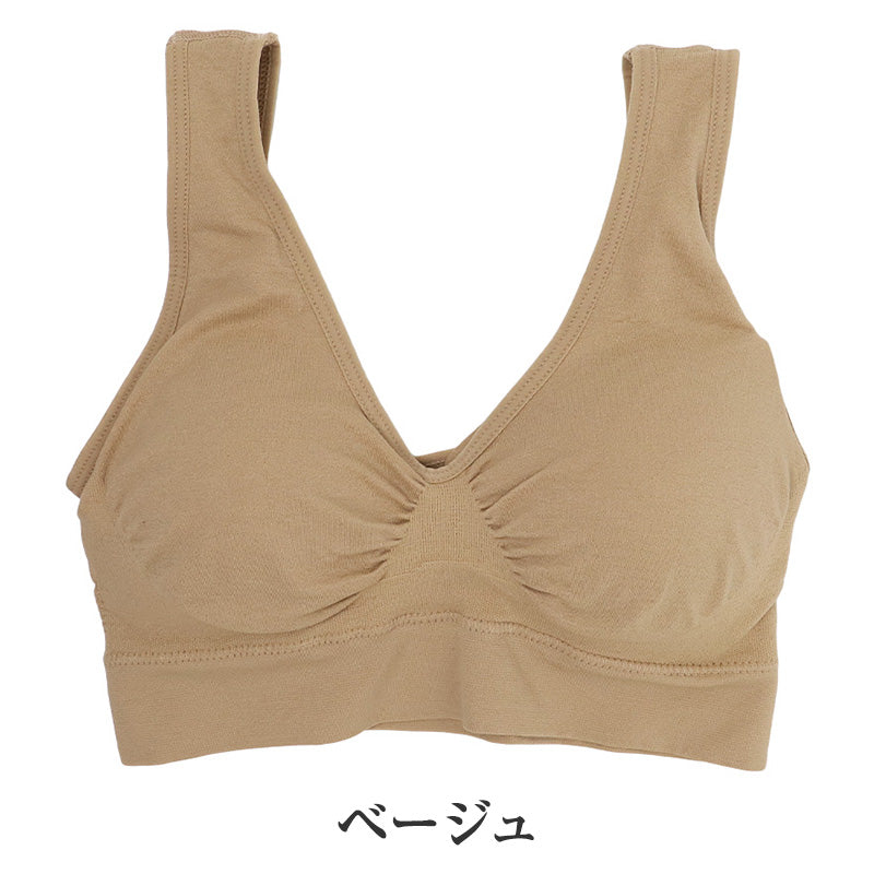 ノンワイヤーブラジャー ノンワイヤー ブラジャー 成型ブラ レディース M L LL 3L ノンワイヤーブラ ハーフトップ ホックなし 球体ストレッチ はみ肉すっきり ソフトフィット カップ付き 取り外し可能 かぶりタイプ タグレス インナー 下着 女性