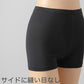 重ね履きパンツ オーバーパンツ 透け防止 1分丈 吸汗速乾 ドライ ストレッチ インナー やや薄手 スカートの下に重ねて安心 無地 ブラック 黒 サラサラ 透けない 伸縮性 レディース 女子 高校生 M L LL M～LL (在庫限り)