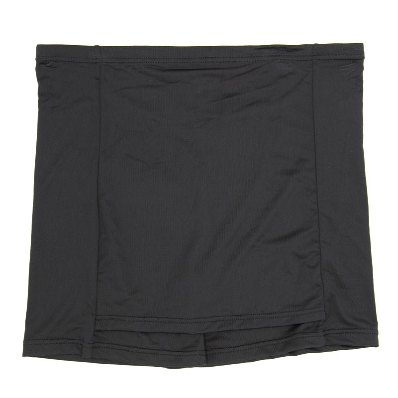 重ね履きパンツ オーバーパンツ Yラインカバー 透け防止 1分丈 吸汗速乾 ドライ ストレッチ インナー やや薄手 スカートの下に重ねて安心 無地 ブラック 黒 透けない 伸縮性 レディース 女子 高校生 女の子 M L LL M～LL サラサラ 快適 フィット感 優しい (在庫限り)