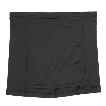 重ね履きパンツ オーバーパンツ Yラインカバー 透け防止 1分丈 吸汗速乾 ドライ ストレッチ インナー やや薄手 スカートの下に重ねて安心 無地 ブラック 黒 透けない 伸縮性 レディース 女子 高校生 女の子 M L LL M～LL サラサラ 快適 フィット感 優しい (在庫限り)