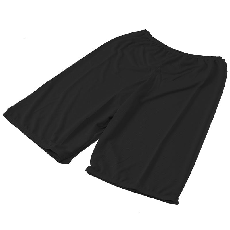 ペチパンツ 透け防止 5分丈 ハーフ丈 蒸れない メッシュ 通気性 スカートの下に重ねて安心 ブラック 黒 ベージュ サラサラ 透けない 股ずれ防止 ベタつかない スカート インナー ズボンの下 M L LL (在庫限り)
