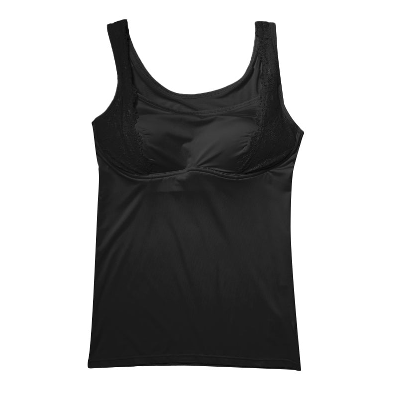 タンクトップ カップ付き インナー ブラトップ レディース カップ付きタンクトップ 肌着 M L LL カップ付きインナー カップ付 タンク 婦人 下着 女性 バストアップ リフトアップ 補整 補正