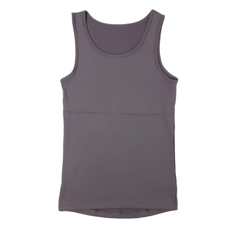 ホカロン 裏起毛 タンクトップ レディース 薄手 保温 あったかインナー 丸首 M L LL あて付き 女性 婦人 シャツ 肌着 防寒 インナー 大きいサイズ 秋冬 温活 ストレッチ ぽかぽか 温かい