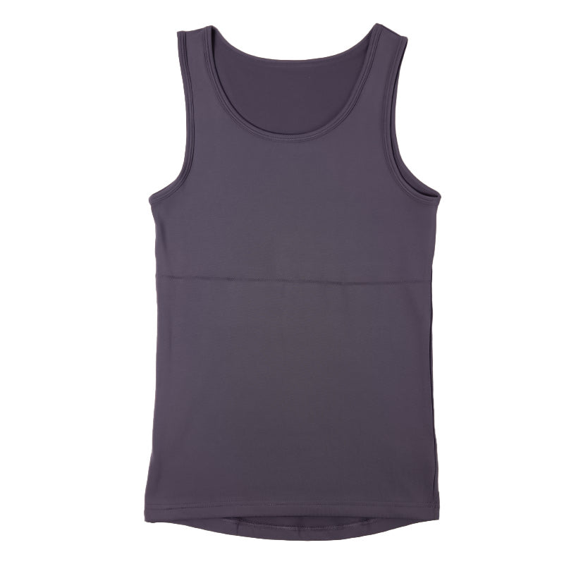 ホカロン 裏起毛 タンクトップ レディース 薄手 保温 あったかインナー 丸首 M L LL あて付き 女性 婦人 シャツ 肌着 防寒 インナー 大きいサイズ 秋冬 温活 ストレッチ ぽかぽか 温かい