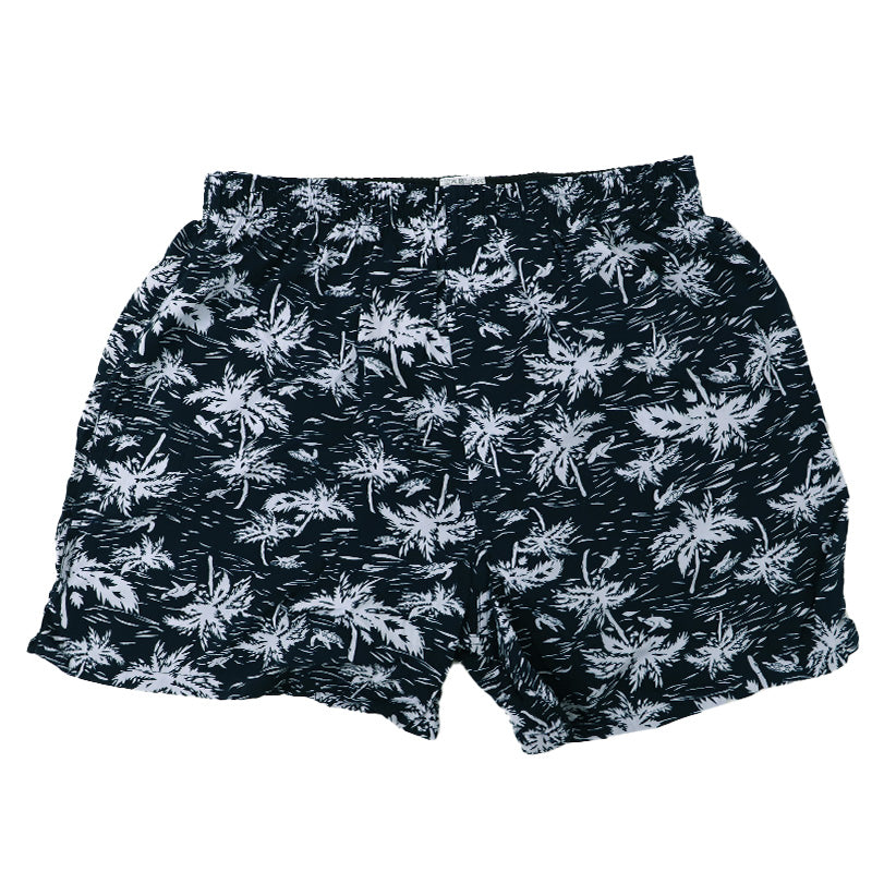 接触冷感 トランクス メンズ レーヨン 布帛 なめらか 吸放湿 涼感 前開き M L LL ボタン付き メンズ下着 インナー パンツ 蒸れにくい 夏インナー 涼しい 下着 軽量 薄手 柄トランクス アロハ柄 ペイズリー柄 リラックス