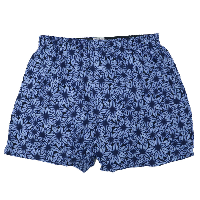 接触冷感 トランクス メンズ レーヨン 布帛 なめらか 吸放湿 涼感 前開き M L LL ボタン付き メンズ下着 インナー パンツ 蒸れにくい 夏インナー 涼しい 下着 軽量 薄手 柄トランクス アロハ柄 ペイズリー柄 リラックス