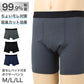 尿漏れパンツ 男性用 ボクサーパンツ 吸水パッド付き ちょい漏れ対策 消臭 制菌 ナノファイン加工 M L LL 前とじ メンズ下着 インナー パンツ 軽失禁対策 ニオイ対策 吸水インナー 快適 ストレッチ 無地 デイリー