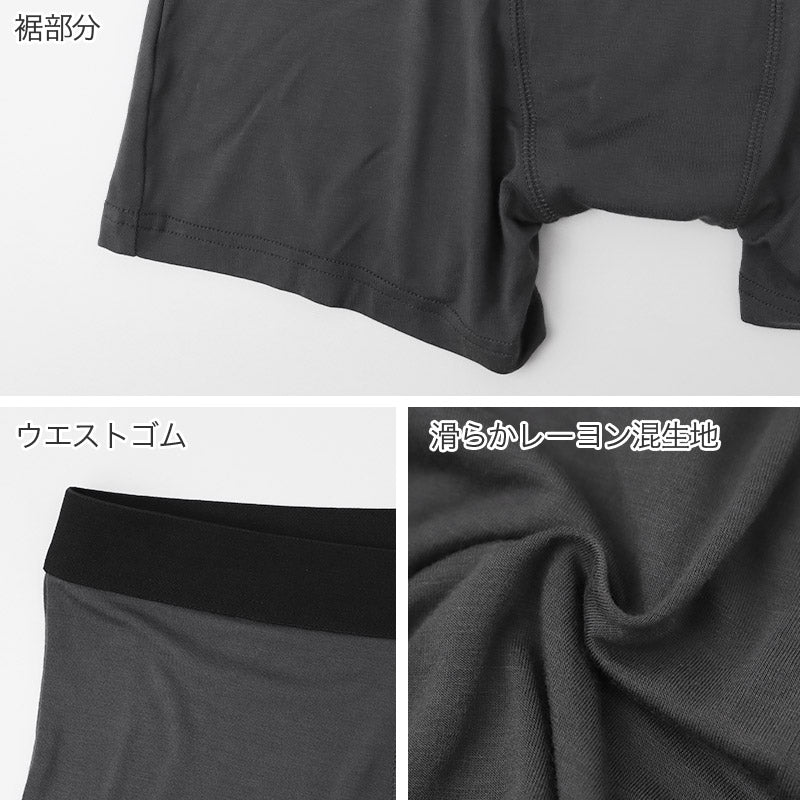 尿漏れパンツ 男性用 ボクサーパンツ 吸水パッド付き ちょい漏れ対策 消臭 制菌 ナノファイン加工 M L LL 前とじ メンズ下着 インナー パンツ 軽失禁対策 ニオイ対策 吸水インナー 快適 ストレッチ 無地 デイリー
