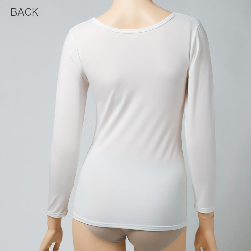 UVカット 長袖Tシャツ レディース UPF50+ 速乾 ひんやり ストレッチ Uネック M L LL 紫外線対策 長袖 カットソー ロンT 冷感 トップス インナー 無地 薄手 吸汗速乾 日焼け対策 夏 蒸れにくい べたつきにくい