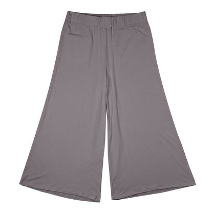 ルームパンツ レディース 7分丈 フレアパンツ ルームウェア ベア天 レーヨン混 ストレッチ やわらか なめらか M L LL ボトム リラックスパンツ 部屋着 パジャマパンツ 裾フレア ポケット付き 春 夏 秋 無地 美シルエット ゆったり 軽やか