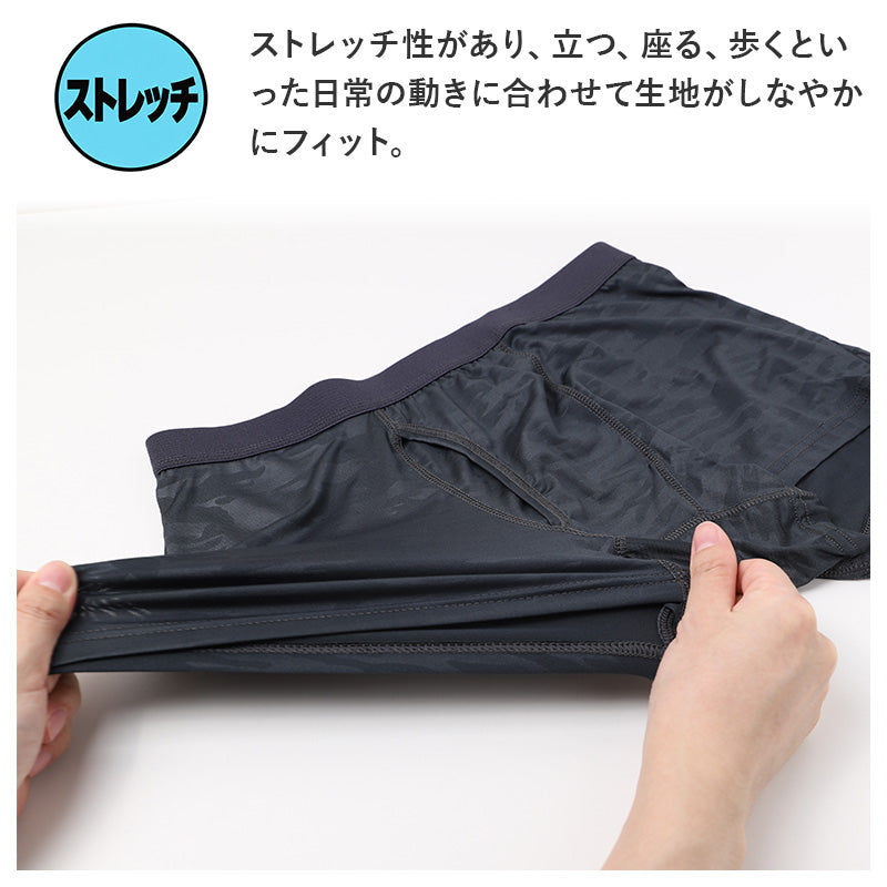 ボクサーパンツ メンズ ボクサーブリーフ ボクサー 前開き 前あき 吸水速乾 速乾 ストレッチ M L LL 伸縮性 ポリエステル 下着 インナー インナーパンツ アンダーウェア 男性用 紳士 男性下着 メンズ下着 迷彩 迷彩柄 カモフラージュ ドライ