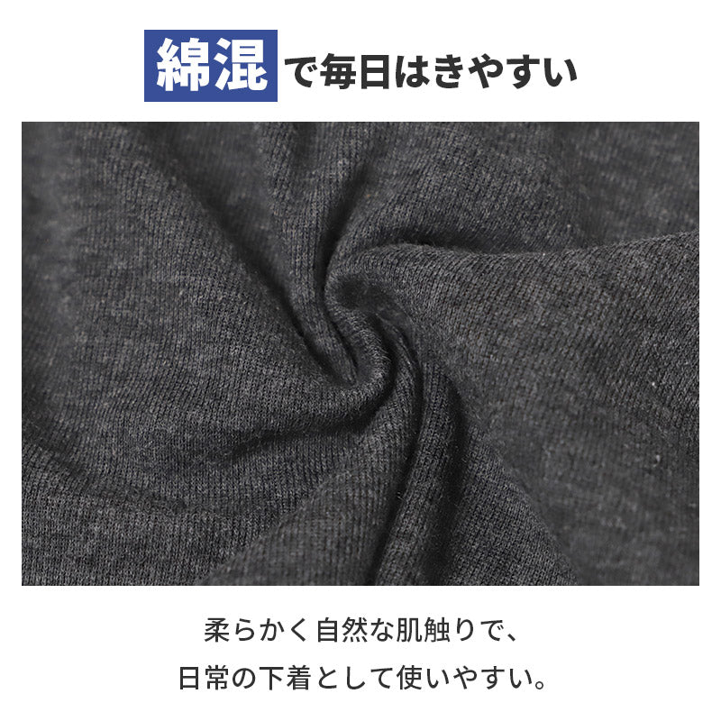 ボクサーパンツ メンズ ボクサーブリーフ 3枚組 綿混 前開き ヒロミチナカノ hiromichi nakano M L LL 紳士下着 パンツ 男性 肌着 インナー コットン アンダーウェア 3枚セット 洗い替え まとめ買い ギフト 父の日