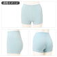 レディース ショーツ 1分丈 綿混 2枚組 CICA加工 制菌 ナノファイン加工 パンツ 女性 下着 インナー ストレッチ フィット M L LL リブショーツ ボックスショーツ 一分丈 デイリーショーツ 肌着 洗い替え まとめ買い キレイの法則