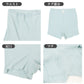 レディース ショーツ 1分丈 綿混 2枚組 CICA加工 制菌 ナノファイン加工 パンツ 女性 下着 インナー ストレッチ フィット M L LL リブショーツ ボックスショーツ 一分丈 デイリーショーツ 肌着 洗い替え まとめ買い キレイの法則