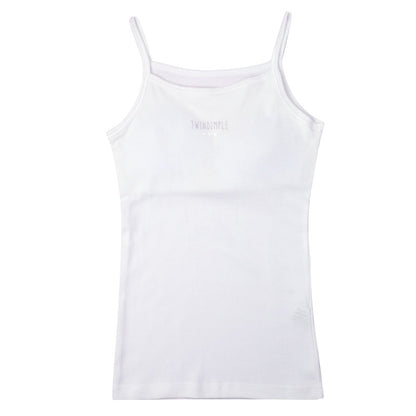 綿100％ キャミソール 胸二重 女の子 キッズ ジュニア 140cm 150cm 160cm 165cm スクール インナー 小学生 中学生 肌着 胸2重 ガールズ 女児 カップ付き 取り外し可 日本製 コットン 肌に優しい