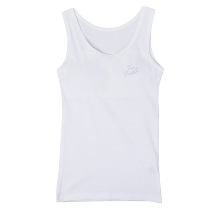 綿100％ カップ付き タンクトップ 胸二重 女の子 キッズ ジュニア 140cm 150cm 160cm 165cm スクール インナー 小学生 中学生 肌着 胸2重 ガールズ 女児 取り外し可 日本製 コットン 肌に優しい