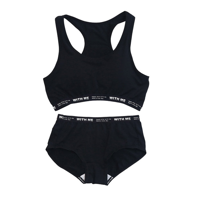 ジュニアブラ ショーツ 上下セット ハーフトップ 子供 下着 女の子 140cm 150cm 160cm 165cm スポブラ 小学生 キッズ ジュニア インナー 中学生 女子 ブラジャー 肌着 スポーツブラ スポーツショーツ 運動 部活 体育